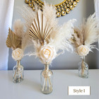 Affordable Wedding   Event Centerpieces Set 4  6  12 Including Pampas With Vase