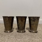 4 Four Towle Silver-plated Julep Cups By Towle Silversmiths