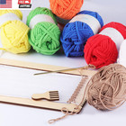 Weaving Loom Kit  Wooden Tapestry Loom With Yarn  Warp Frame  And Loom Heddle Ba