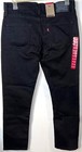 Levis Mens 511 Slim Stretch Jeans W34 30 Black Denim Msrp 70
