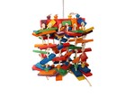 Rainbow Parade - Large Wooden Parrot Toy For Macaws And Cockatoos