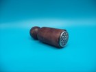 Vintage Larger Metal   Wood 16 Petal Flower Sealing Wax Seal Stamp