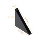 80pcs Corner Protectors 5x50mm Plastic Right Angle Corner Guards Cushion Black