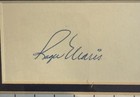 Mickey Mantle Roger Maris Signed Index Card New York Yankees Autograph 