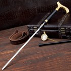 Walking Cane Sword dagger Walking Stick Push Button Release  Black   Gold  38 5 