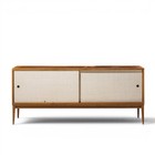 Paul Mccobb For Planner Group Mid Century Sliding Door Credenza