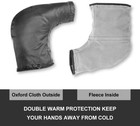Rockbros Winter Gloves Cycling Motorcycle Handlebar Mittens Warmers Covers Black