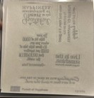 Stampin  Up    pursuit Of Happiness    121970 Inspirational Stamps Set Of 5 Retired 