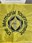 Jack Nicklaus Signed Memorial Tournament Golf Flag Us Open Pga Masters Bas