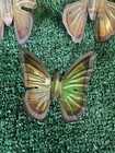 Vintage Brass Butterflies Retro Wall Decor   Wall Art Set Of 4