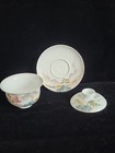 3 Piece Set Of Chinese Hand Painting  Landscape Porcelain Tea Cup Gift Box