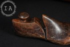 Pair Of Vintage Wooden Cobbler s Tools - Shoe Form And Boot Stretcher