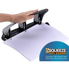 Heavy Duty 3 Hole Punch Silver Home Office School Punch Machine Heavy Duty