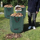3 Pack 72 Gal Reusable Garden Waste Bags Debris Container Yard Waste Bags