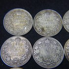 Lot Of  20  1920-1936 Canada George V 25 Cent Silver Coins - Ag-vg