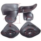 2x Black Wheels Suitcase Luggage Spinner Wheel Replacement Universal A08