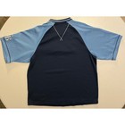 Y2k Vtg Majestic Tampa Bay Rays Mlb Jersey Color Block Blue V-neck Top  Mens L