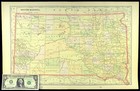 Antique Map Of South Dakota Wall Art Large Old Original Sturgis Vintage
