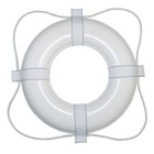 Taylor Made Foam Ring Buoy - 20  White W white Grab Line 360