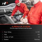 Starter Motor 1999-2013 Ford F150 250 350 05-10 Mustang 99-14 Expedition