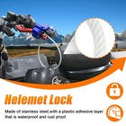 Motorcycle Helmet Lock Anti-theft Security Brake Lever Lock For Scooters Atvs