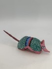 Oaxaca Alebrije Armadillo Wood Carving And Painting By Andres Ramirez Folk Art