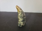 Resin Faux Whale Tooth Scrimshaw Capt  N  Vincent Stenrofjord