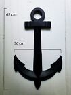 Metal Black Ship Anchor Large Maritime Wall Hanging 24 Inches