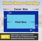 Swimming Pool Cover 16  X 32  Safety Winter Pool Cover For In-ground Pool