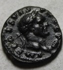Rare Genuine Ancient Roman Silver Coin Denarius Vespasian 71ad Ad Vesta Simpulum