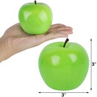 Fake Fruit Artificial Apples  Set Of 12 Decorative Fruit Lifelike Faux Apples   
