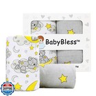 Organic Crib Sheets  2 Pack  - 100  Organic Jersey Cotton Fitted Crib Sheets 