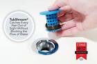 Tubshroom    blue  Revolutionary Hair Catcher That Prevents Clogged Tub Drains