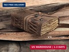 Cuero Vintage Leather Journal - Handmade Refillable Leather Bound Notebook With