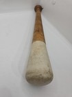 Antique Ceramic Motar Apothecary Tool Wood Handel Made In Usa 12in   