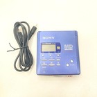 Sony Md Walkman Portable Mini Disc Player Mz-r55 Blue Tested Working Used Japan