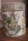 Chinese Famille Rose Porcelain Ginger Jar   Tea Caddy With Lid
