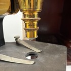 Antique Bausch   Lomb Cast Iron   Brass Scientific Laboratory Microscope