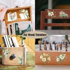 24 Sheets Vintage Rub On Transfers For Crafts  Cold Iod Transfers Stickers For