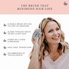 Manta Mirror Anti-breakage Hairbrush  Travel Brush  Blue