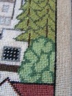 Mid Century Florence Pierce Needlepoint Lombard Street San Francisco
