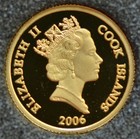 Lost Dutchman Mine Gold  -  10 Cook Islands 2006 -  999 Fine Gold Proof Gold 