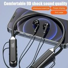 Wireless Bluetooth Neckband Headphones Mic Headset Stereo Earbuds Earphone