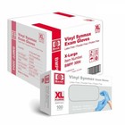 Basic 1000 Pcs Blue Vinyl Exam Gloves  Xl-size