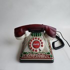 Coca Cola Tiffany Phone Telephone Stained Glass Vintage Look