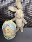 Cute Vtg  Steiff 7    Niki Easter Jointed Bunny Rabbit Mohair No Id Look