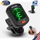 Lcd Clip On Chromatic Tuner Acoustic Electric Guitar Bass Banjo Violin Ukulele