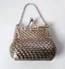 Rare Vintage 925 Sterling Silver Purse Locket Necklace Pendant 38mm X 35mm