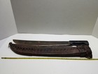 Vintage Legitimus Collins   Co Machete With Leather Sheath Wwii Military 1940 s