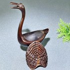 Vintage Brass Duck Incense Burner Chinese Style Home Decor Collectible Statue